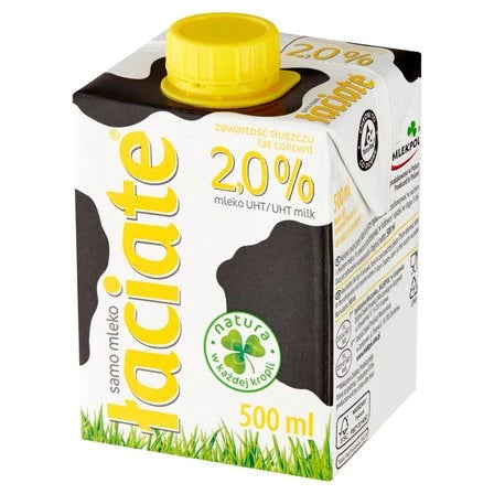 ŁACIATE Mleko UHT 2,0% 500 ml