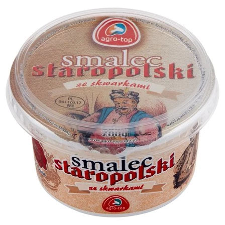 AGRO-TOP Smalec Staropolski ze skwarkami 200 g