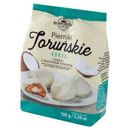 KOPERNIK Pierniki toruńskie z nadzieniem kremowym kokos 150 g