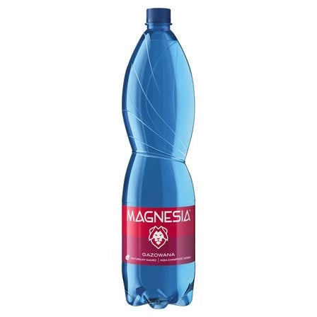 MAGNESIA Średniozmineralizowana naturalna woda mineralna gazowana 1.5 L