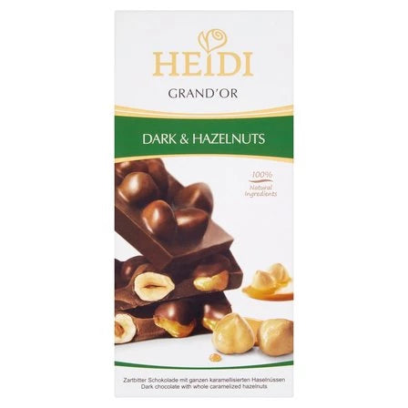 HEIDI Grand'Or Czekolada gorzka z karmelizowanymi orzechami laskowymi 100 g