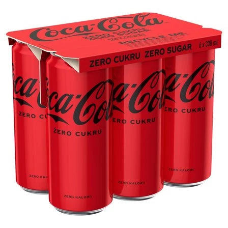COCA-COLA Zero Napój gazowany (6 x 330 ml) 1980 ml