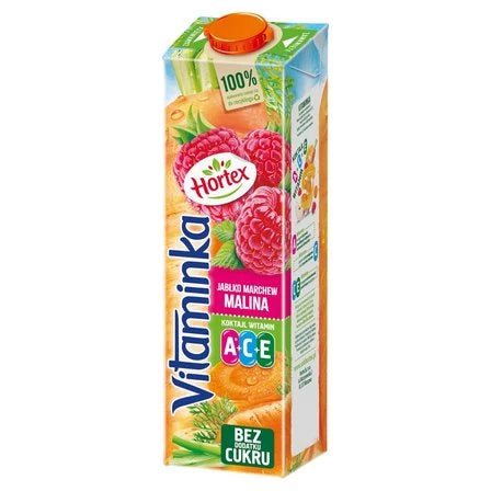 HORTEX Vitaminka Sok jabłko marchew malina 1 L