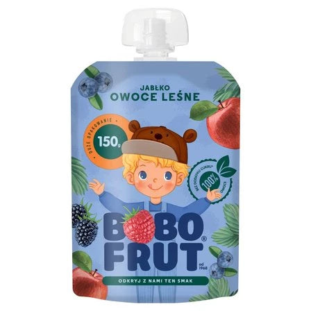 BOBO FRUT Deserek jabłko owoce leśne 150 g