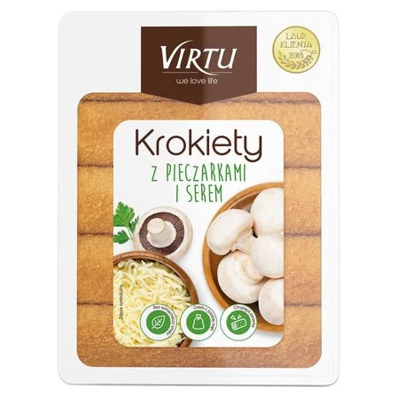 VIRTU Krokiety z pieczarkami i serem 1 kg