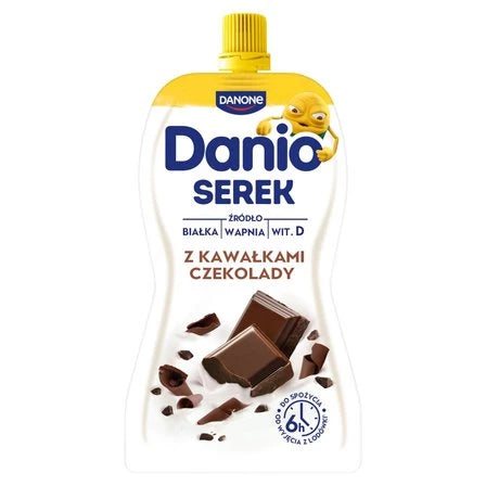 DANIO Serek homogenizowany z kawałkami czekolady 120 g
