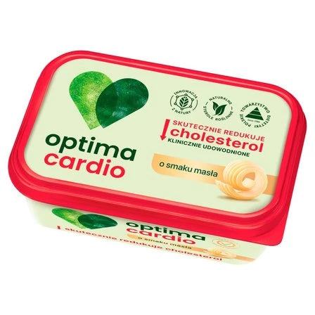 OPTIMA Cardio Margaryna roślinna z dodatkiem steroli roślinnych o smaku masła 400 g