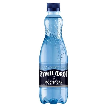 ŻYWIEC ZDRÓJ Mocny Gaz Woda źródlana 500 ml