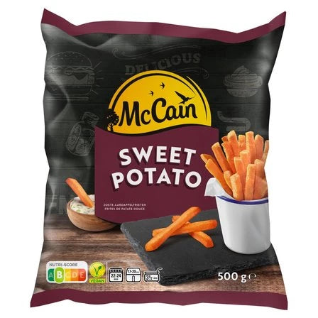 MCCAIN Frytki ze słodkich ziemniaków w chrupiącej otoczce 500 g