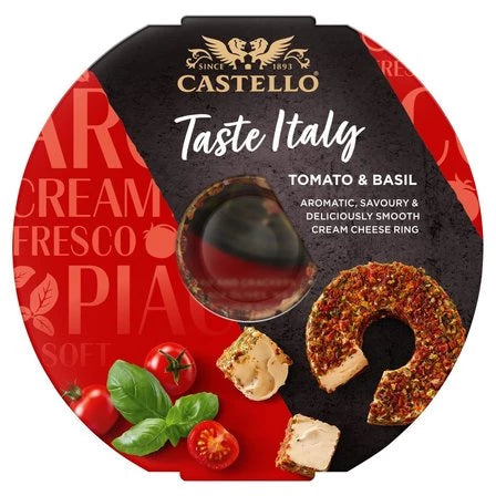 CASTELLO Serek kremowy z pomidorami i bazylią 125 g