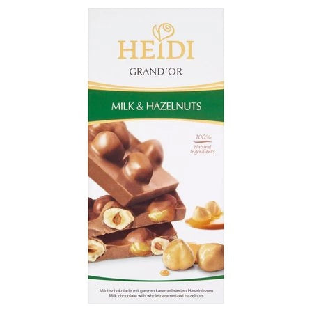 HEIDI Grand'Or Mleczna czekolada z karmelizowanymi orzechami laskowymi 100 g
